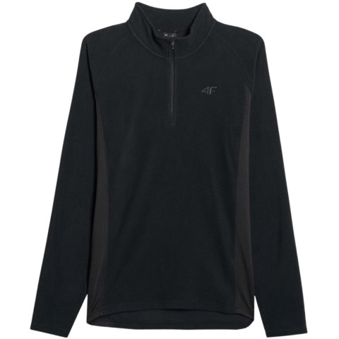 Bluza polarowa męska 4F M066 głęboka czerń 4FWAW25UFLEM066 20S