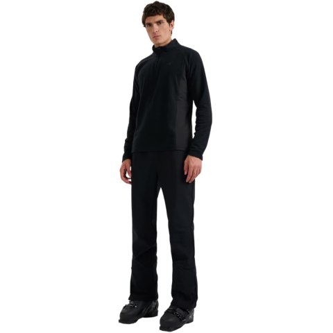 Bluza polarowa męska 4F M066 głęboka czerń 4FWAW25UFLEM066 20S