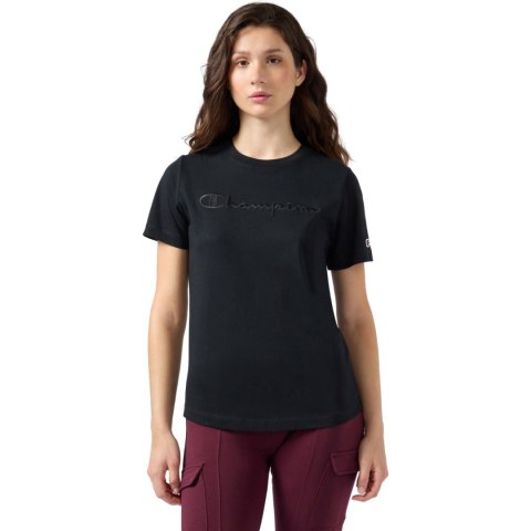 Koszulka damska Champion SS Tee czarna 118382 KK001