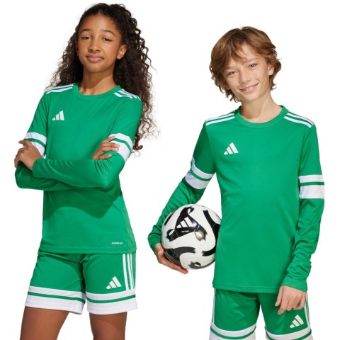 Koszulka dla dzieci adidas Squadra 25 Long Sleeve zielona JN7491