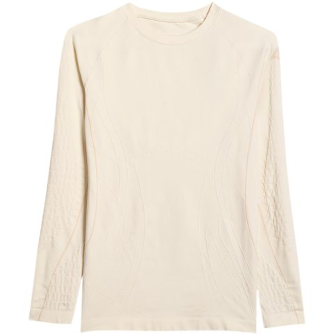 Koszulka termoaktywna damska 4F F203 złamana biel 4FWAW25USEAF203 11S