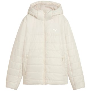 Kurtka damska Puma ESS Hooded Padded ecru 685231 87