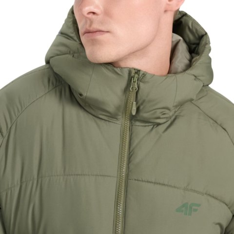 Kurtka męska pikowana 4F M0708 khaki 4FRAW25TDJAM0708 43S