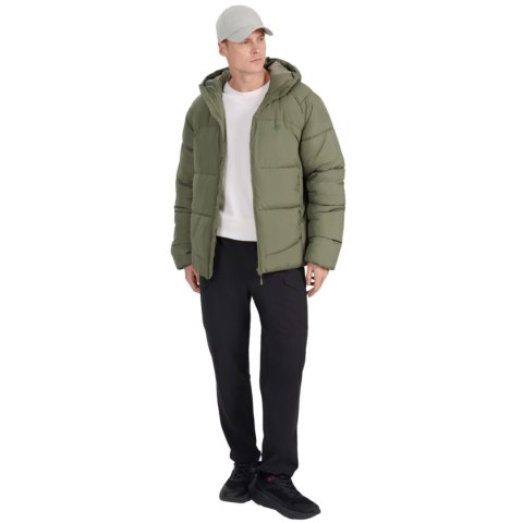 Kurtka męska pikowana 4F M0708 khaki 4FRAW25TDJAM0708 43S