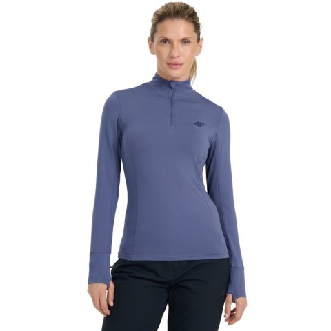 Bluza termoaktywna damska 4F F098 denim 4FWAW25UBRUF098 32S