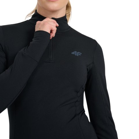 Bluza termoaktywna damska 4F F098 głęboka czerń 4FWAW25UBRUF098 20S