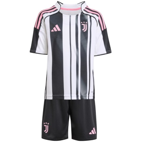 Komplet dla dzieci adidas Juventus 25/26 Home biało-czarny JN5220