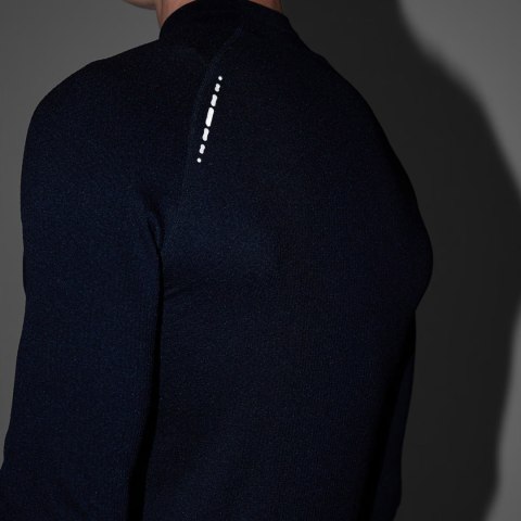 Koszulka męska longsleeve 4F M417 głęboka czerń 4FWAW25TFLOM417 20S
