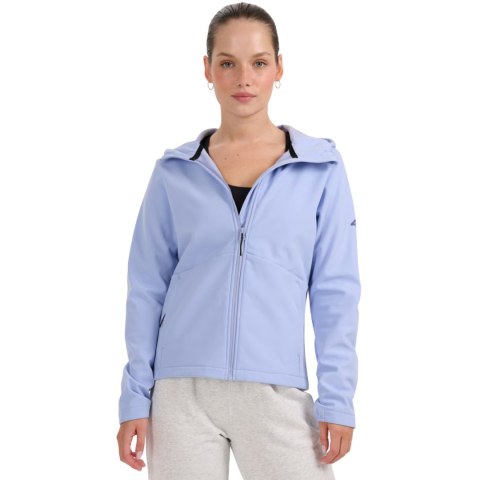 Kurtka damska softshell 4F F359 niebieska 4FWAW25TSOFF359 33S