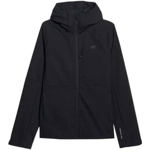 Kurtka męska softshell 4F M503 głęboka czerń 4FWAW25TSOFM503 20S