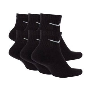 Skarpety Nike Everyday Cushioned 6 par czarne SX7669 010