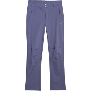 Spodnie trekkingowe damskie 4F softshell FNK F0988 denim 4FWAW25TFTRF0988 32S
