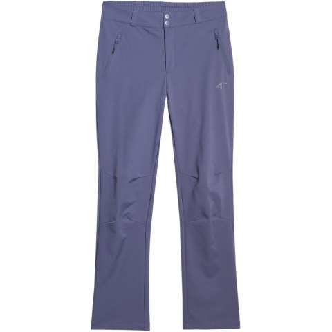 Spodnie trekkingowe damskie 4F softshell FNK F0988 denim 4FWAW25TFTRF0988 32S