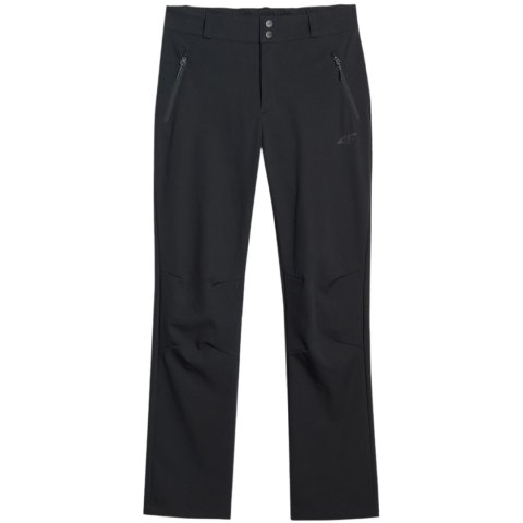 Spodnie trekkingowe damskie 4F softshell FNK F0988 głęboka czerń 4FWAW25TFTRF0988 20S