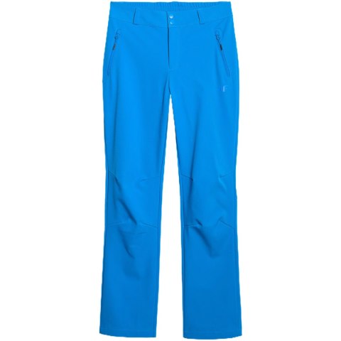 Spodnie trekkingowe damskie 4F softshell FNK F0988 niebieskie 4FWAW25TFTRF0988 33S