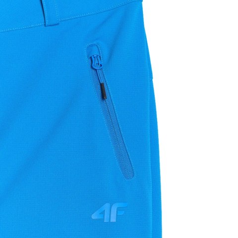 Spodnie trekkingowe damskie 4F softshell FNK F0988 niebieskie 4FWAW25TFTRF0988 33S