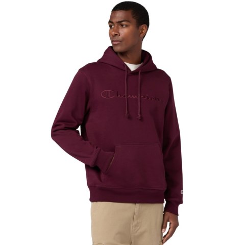 Bluza męska Champion Hooded Sweatshirt bordowa 220271 RS522