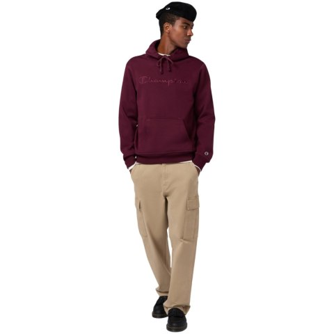 Bluza męska Champion Hooded Sweatshirt bordowa 220271 RS522
