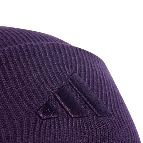 Czapka adidas New Logo Beanie Cuff fioletowa JX5748