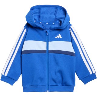 Dres dla dzieci adidas Essentials Tiberio 3 Stripes Fleece niebieski KC6004
