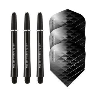 Harrows Twin Pack 3 Flights+3 Shafts Paragon