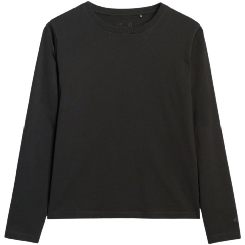 Koszulka damska 4F longsleeve F431 głęboka czerń 4FWMM00TLONF431 20S