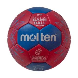 Piłka ręczna Molten H1A1800-W5Z czerwono-niebieska