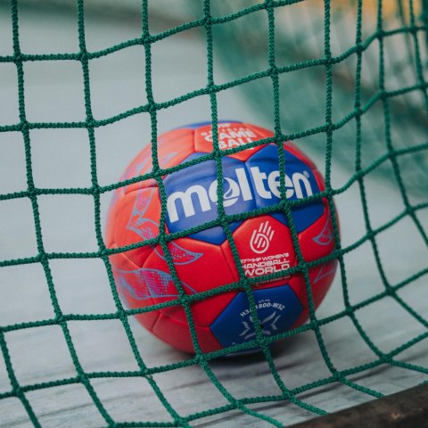 Piłka ręczna Molten H2A1800-W5Z czerwono-niebieska