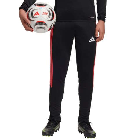 Spodnie dla dzieci adidas Tiro 26 League czarno-czerwone JY9677