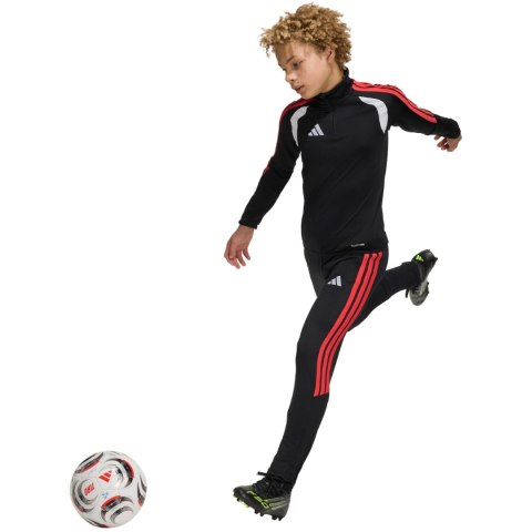 Spodnie dla dzieci adidas Tiro 26 League czarno-czerwone JY9677