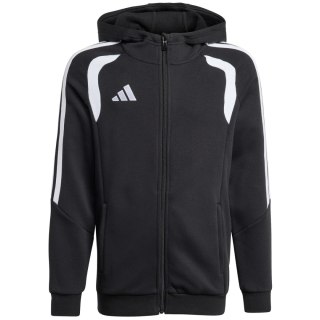 Bluza dla dzieci adidas Tiro 26 League Sweat Full Zip Hoodie czarna KF3324