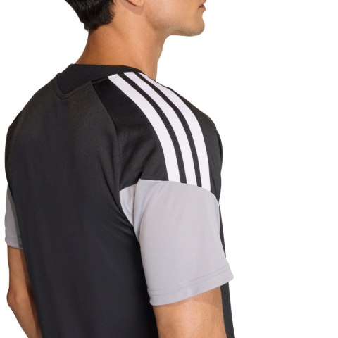 Koszulka męska adidas Tiro 26 Competition Training Jersey czarno-szaro-biała JX4254