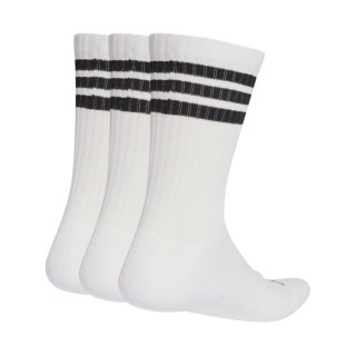 Skarpety adidas 3-Stripes Cushioned Sportswear Crew 3 pair biało-czarne JZ0532