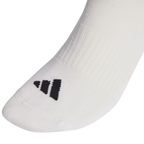Skarpety adidas 3-Stripes Cushioned Sportswear Crew 3 pair biało-czarne JZ0532