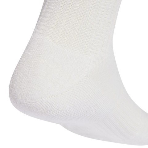 Skarpety adidas 3-Stripes Cushioned Sportswear Crew 3 pair biało-czarne JZ0532
