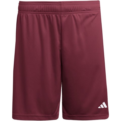 Spodenki dla dzieci adidas Entrada 26 bordowe JZ6527