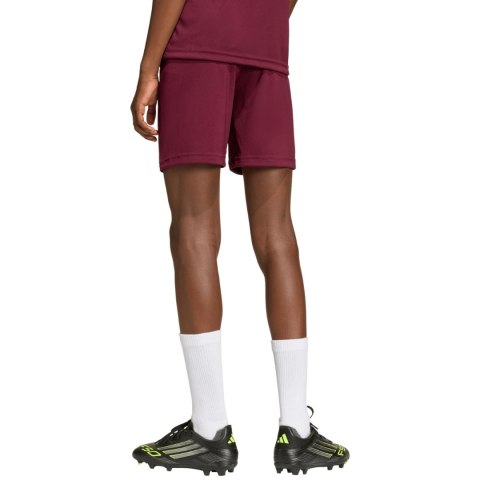 Spodenki dla dzieci adidas Entrada 26 bordowe JZ6527