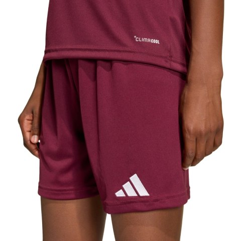 Spodenki dla dzieci adidas Entrada 26 bordowe JZ6527