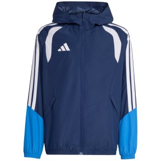 Kurtka dla dzieci adidas Tiro 26 Competition All Weather niebieska JL7300