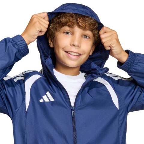 Kurtka dla dzieci adidas Tiro 26 League granatowa JY9725