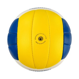 Piłka siatkowa NO10 Smash biało-niebiesko-żółta