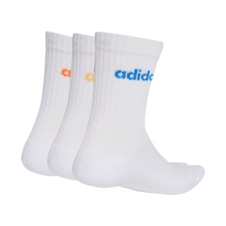 Skarpety adidas Linear Crew Cushioned Socks 3 Pairs białe KD1717