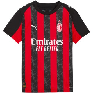 Koszulka dla dzieci Puma AC Milan Home Jersey Replica czarno-czerwona 779965 01