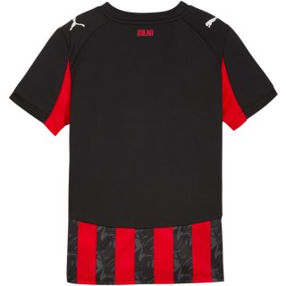 Koszulka dla dzieci Puma AC Milan Home Jersey Replica czarno-czerwona 779965 01