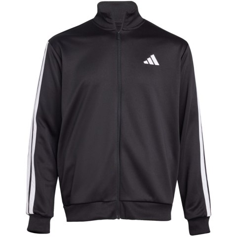 Dres męski adidas Sportswear Basic 3-Stripes French Terry czarny JC5375