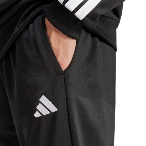 Dres męski adidas Sportswear Basic 3-Stripes French Terry czarny JC5375