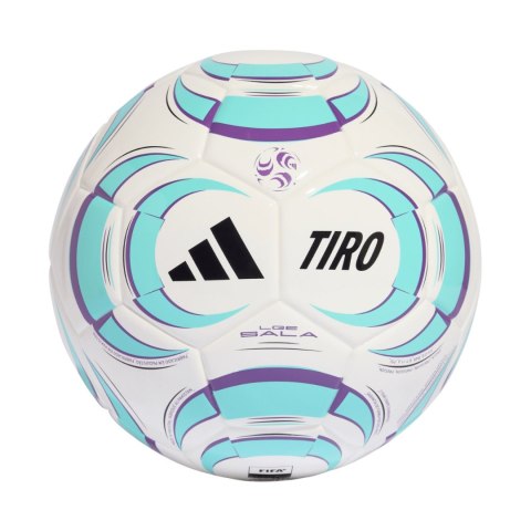 Piłka nożna adidas Tiro League Sala biało-niebieska JW1526