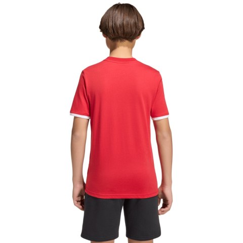 Koszulka dla dzieci adidas Entrada 26 Tee czerwona JZ6674