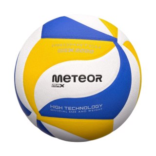Piłka siatkowa Meteor Max 2000 niebiesko-żółto-biała 17409