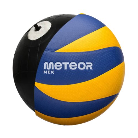 Piłka siatkowa Meteor Nex żółto-niebieska 17408